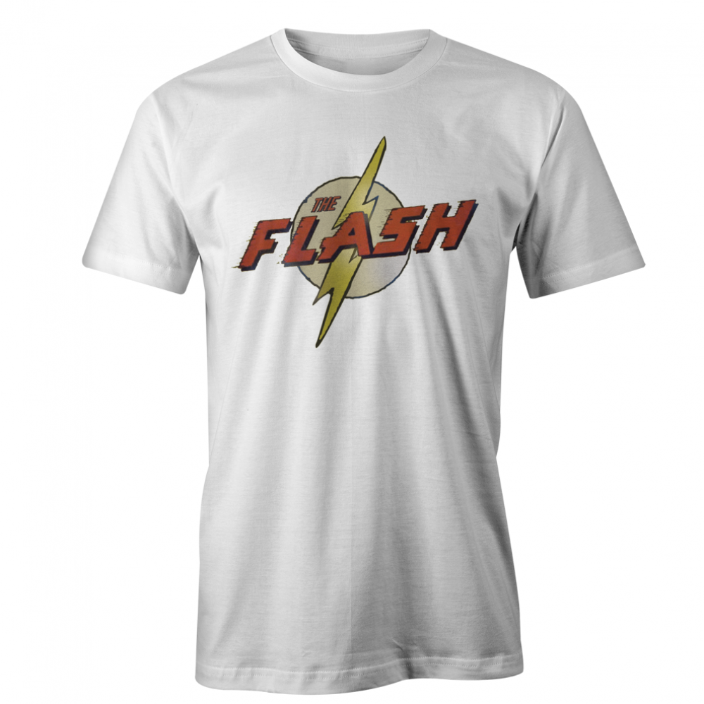 3stylershop T-Shirt Uomo Flash - Vintage Logo | Maglietta Supereroe 100% Cotone Made In Italy - 2